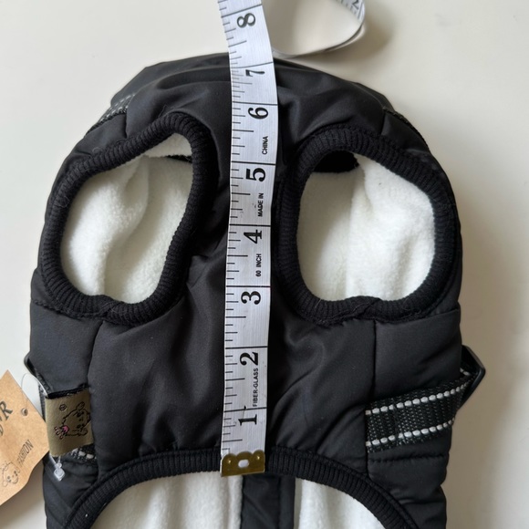 FASHION SPORTS Dog Harness Fleece Jacket in Black - Picture 15 of 15